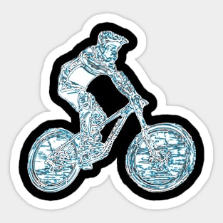 mtb downhill Sticker